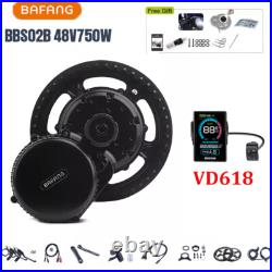 48V750 BAFANG Mid Drive Motor Kit BBS02B Electric Bike Conversion Kits 68-100MM 48V750 BAFANG Mid Drive Motor Kit BBS02B Electric Bike Conversion Kits 68-100MM