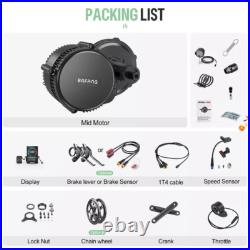 48V75OW Bafang BBS02B VD618 Mid Drive Motor Bicycle DIY Ebike Conversion Kit UK