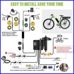 48V75OW Bafang BBS02B VD618 Mid Drive Motor Bicycle DIY Ebike Conversion Kit UK