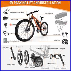 48V75OW Bafang BBS02B VD618 Mid Drive Motor Bicycle DIY Ebike Conversion Kit UK
