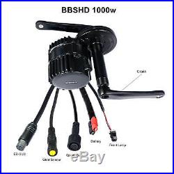 48V 1000W BAFANG BBSHD Mid Drive Motor Conversion Kits Electric Bike 48V Battery