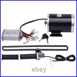 48V 1000W Brush Electric Bicycle Conversion Kit with Lk-07 Controller Drive Hand