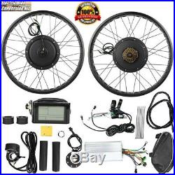 48V 1000W Electric Bike Wheel Conversion Hub High power Motor Kit with LCD Meter