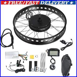 48V 1500W 20/26 inch Electric Bicycle Conversion Engine Motor Wheel Modified Kit