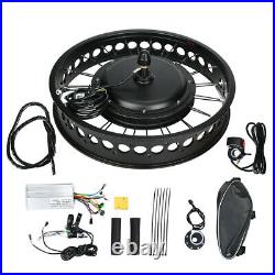 48V 1500W 20x4.0 Electric Bicycle Conversion Engine Rear Drive Motor Wheel Kit
