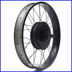 48V 1500W 26 Electric Bicycle Conversion Kit Fat Tire For E-Bike Snow Bike