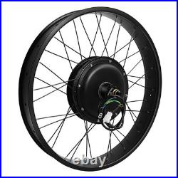 48V 1500W 26 Electric Bicycle Conversion Kit Fat Tire For E-Bike Snow Bike