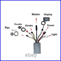 48V 250W Electric Bike Conversion Kit 15A Controller S900 LCD Panel Rear Drive 48V 250W Electric Bike Conversion Kit 15A Controller S900 LCD Panel Rear Drive