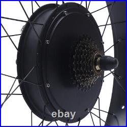 48V 26 Electric Bicycle Motor Rear E-Bike Conversion Kit Fat Tire for Snow Bike