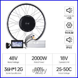 48V 2OOOWW Electric Bike Conversion Kit With battery 26 27.5 rear wheel motor 48V 2OOOWW Electric Bike Conversion Kit With battery 26 27.5 rear wheel motor