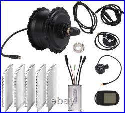 48V 500W Front Drive Motor, Electric Bicycle Conversion Kit Noise Reduction 14