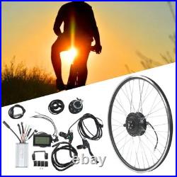 48V 500W Rear Drive E-Bike Conversion Kit With LCD3 Meter 20 Inch
