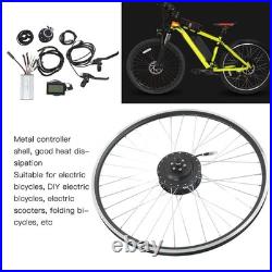 48V 500W Rear Drive E-Bike Conversion Kit With LCD3 Meter 20 Inch