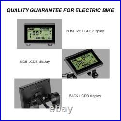 48V 500W Rear Drive E-Bike Conversion Kit With LCD3 Meter 20 Inch