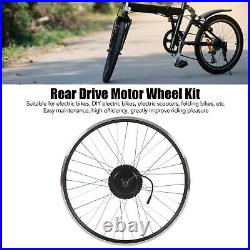 48V 500W Rear Drive Motor Wheel Kit Electric Bike Conversion Kit With 11A Co REL