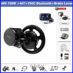 48V 750W 68mm BAFANG eBike Motor Mid Drive BBS02 Conversion 750C Bluetooth