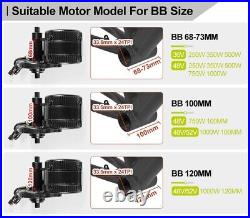 48V 750W BAFANG eBike Motor Mid Drive BBS02 68mm 44T DIY Conversion Kits P850C