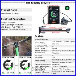 48V 750W Bafang Brushless Mid Drive Motor eBike Conversion Kit + DPC18 Display
