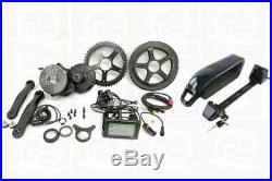 48V 750W Mid drive complete e-bike kit 68mm BB 30mph 48v 17ah Battery