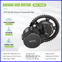 48V 750 Bafang Mid Drive Motor Kit BBS02B 68mm-100mm DIY Ebike Conversion Kits