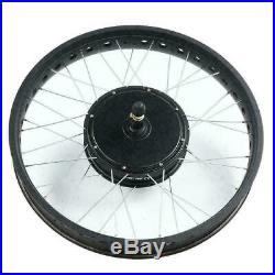 48/72V Electric Bicycle Conversion Kit Hub Motor 20/26'' Wheel Cycling DIY Refit