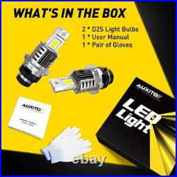 4x 100W D2S D2R LED Headlight Bulbs 50000LM White HID Xenon Lamp Conversion Kit