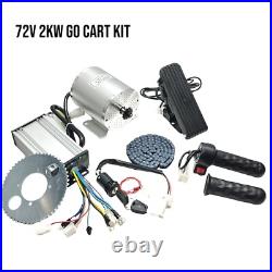 72V 2KW High DC Electric Brushless Motor Conversion Kit For Go Kart Scooter 72V 2KW High DC Electric Brushless Motor Conversion Kit For Go Kart Scooter