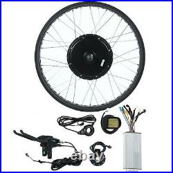 72V 3000W Front/Rear Wheel Electric Bicycle Motor Conversion Kit + KT-LCD5 Meter