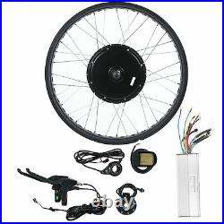 72V 3000W Front Wheel Electric Bicycle Motor Conversion Kit E-Bike KT-LCD5 Meter