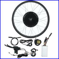 72V 3000W Front Wheel Electric Bicycle Motor Conversion Kit E-Bike KT-LCD5 Meter