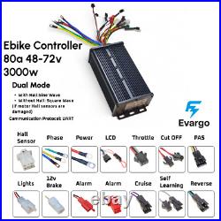72v 3000w 80a Controller UKC1 Display Ebike Rear Wheel Drive Enduro MTX Rim 72v 3000w 80a Controller UKC1 Display Ebike Rear Wheel Drive Enduro MTX Rim