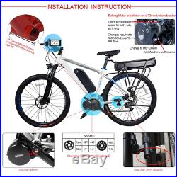 8fun Electric Bike Mid Drive Kit Mountain Bike Conversion Kit BAFANG 1000W BBSHD