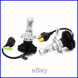 Alla Lighting H4 LED Headlight Conversion Kits Bulbs White Yellow Blue Color DIY