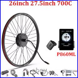 BAFANG 26'' 27.5 700C Hub Motor Rear Wheel Kits 48V 5O0W Ebike Conversion Kit