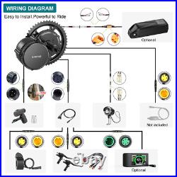 BAFANG 36V350W CAN+VD03 EBicycle Conversion Kits BBS01B DIY Mid Drive Motor