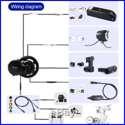 BAFANG 48V500W BBS02 Mid Drive Motor Engine Conversion Kit E-Bike with Battery New