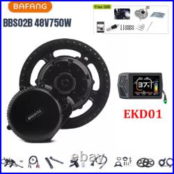 BAFANG 48V75OW BBS02B Mid Drive Motor Electric Bike Conversion Kit EKD01 Display BAFANG 48V75OW BBS02B Mid Drive Motor Electric Bike Conversion Kit EKD01 Display
