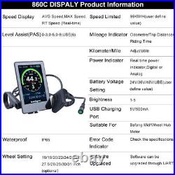 BAFANG 48V 750W Mid Drive Motor Conversion Kits Ebike Parts 18Ah 864Wh Battery