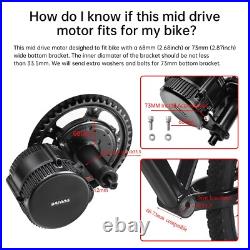 BAFANG BBS01B 36V 250W M315 CAN Protocol Bus Mid Drive Motor Electric Ebike Kit BAFANG BBS01B 36V 250W M315 CAN Protocol Bus Mid Drive Motor Electric Ebike Kit