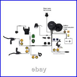 BAFANG BBS01B 36V 500W CAN Protocol Bus Mid Drive Motor Electric Bicycle Kit