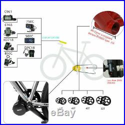 BAFANG BBS02 48V 750W Motor Mid Drive Electric Bike Conversion Kit With Display