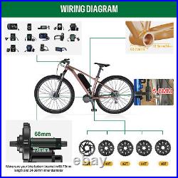 BAFANG BBSHD BBS03 48V Mid Drive Motor Conversion Kits for Electric Bike DPC18