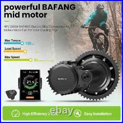 BAFANG BBSHD BBS03 52V 1000 Mid Drive Motor Conversion Kit Ebike BB68/100/120MM