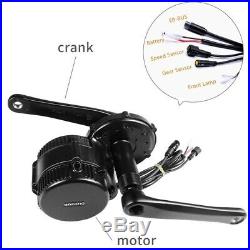 BBS02B 48V 500W Mid Drive Motor Conversion Kit Set Components for Electric Bike