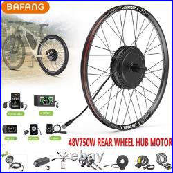 Bafang 48V75OW Rear Hub Motor Wheel Kit 26 27.5 700C DIY Ebike Conversion Kits