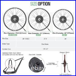Bafang 48V75OW Rear Hub Motor Wheel Kit 26 27.5 700C DIY Ebike Conversion Kits