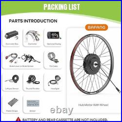 Bafang 48V75OW Rear Hub Motor Wheel Kit 26 27.5 700C DIY Ebike Conversion Kits