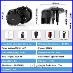 Bafang Mid Drive BBS02B 48v 750w Mid drive ebike kit + P860 display Gear Sensor