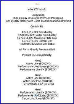 Bargain Bosch Kiox Complete Conversion Kit Fits Trek & Cube Ebike