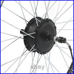 Bike Front Drive Motor Wheel Kit Electric Bike Conversion Kit Grooved Design